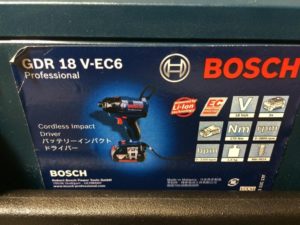 BOSCH コードレスインパクトドライバ GDR18V-EC6