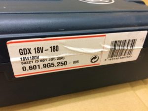 BOSCH コードレスインパクトドライバ/レンチ GDX18V-180
