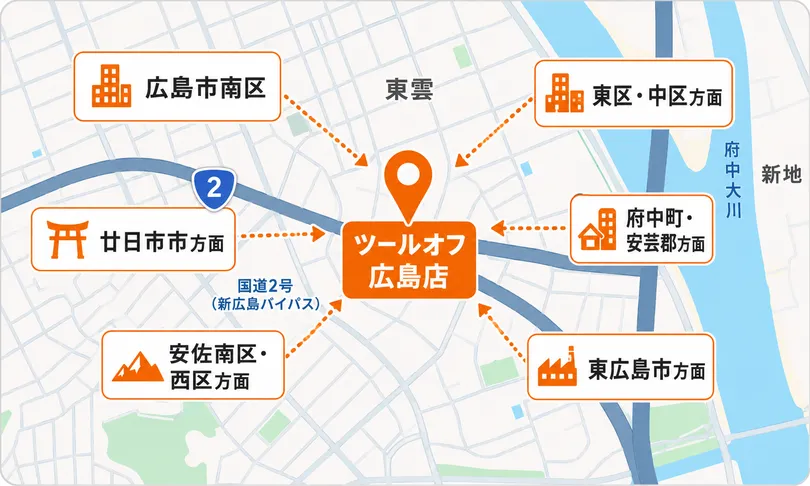 広島店周辺マップ