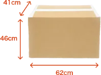 宅配買取段ボールSサイズの寸法