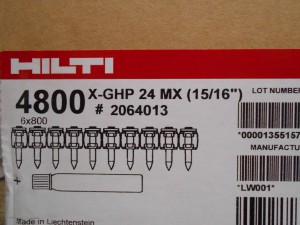 HILTI ガスピン 6箱セット X-GHP24MX