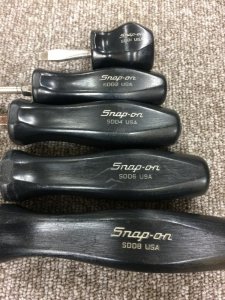 Snap-on スナップオン マイナスドライバー 5本セット SDD1,2,4,6,8