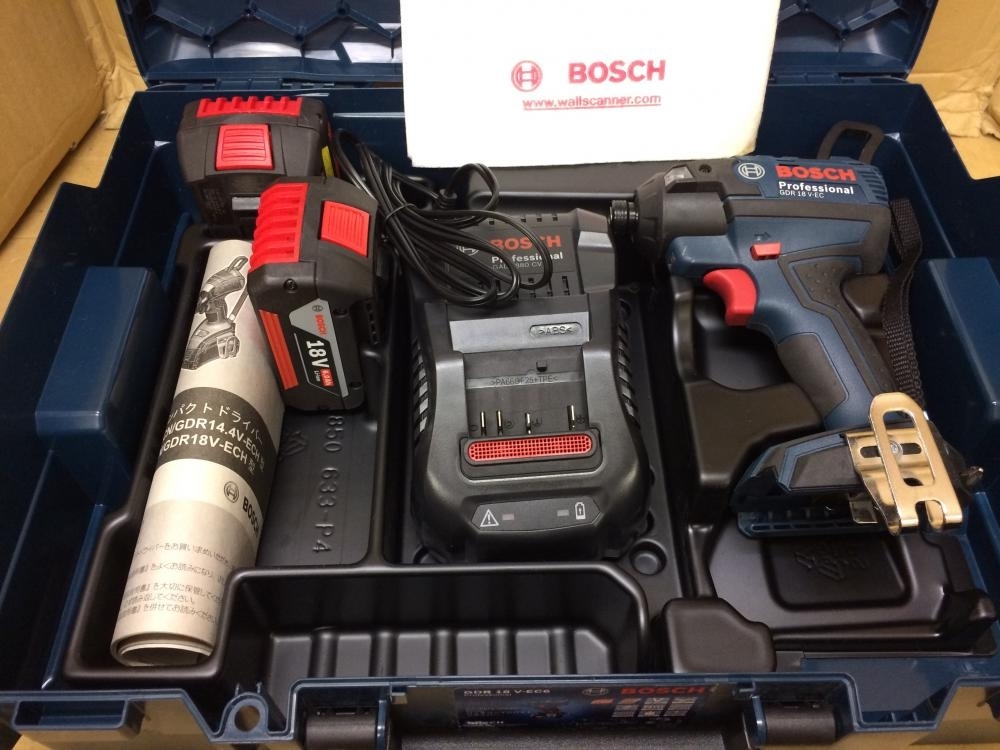 BOSCH インパクトドライバ 18V 6.0Ah GDR18V-EC6