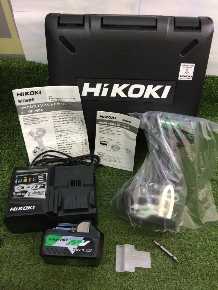 ハイコーキ HiKOKI 充電式インパクトドライバ WH36DA