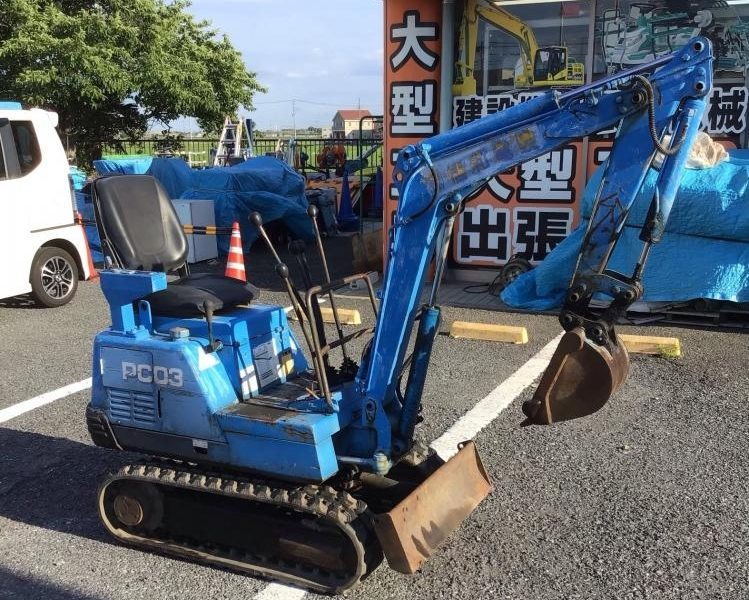 買取実績】小松製作所 ミニパワーショベル PC03-1［千葉県松戸市］柏店