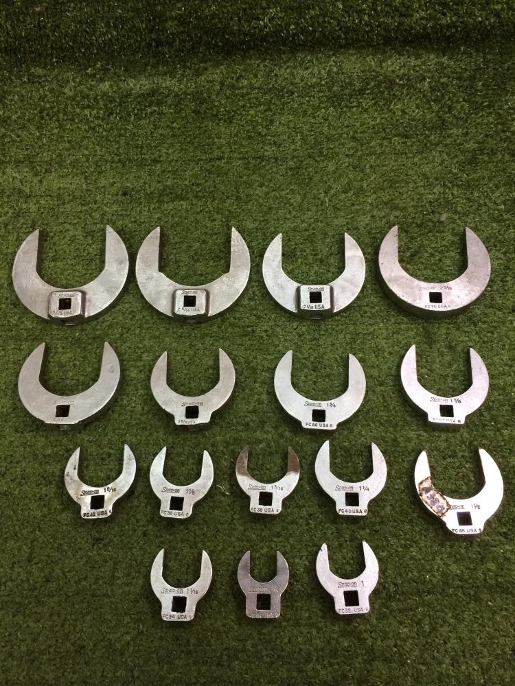 草加店【Snap-on スナップオン クローフットレンチセット インチ 16個