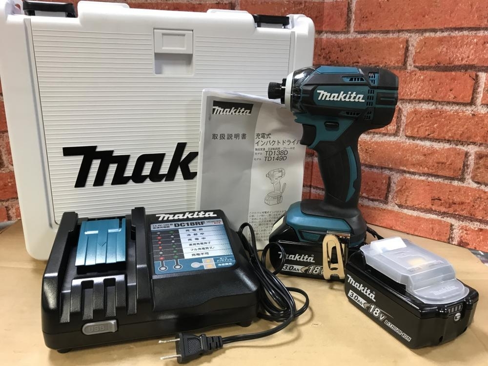 東京都八王子市のお客様からmakita 充電式インパクトドライバ TD149DRFXをお買取り致しました！