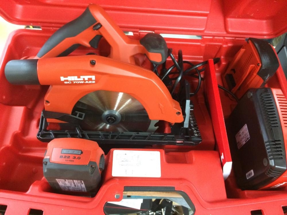 川崎店【HILTI ヒルティ 190mm充電式マルノコ SC70W-A22】川崎市中原区