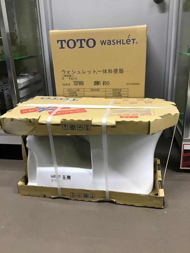 埼玉県狭山市のお客様からTOTO ウォシュレット一体形便器 CES969M CS843BM TCF969 をお買取りしました！