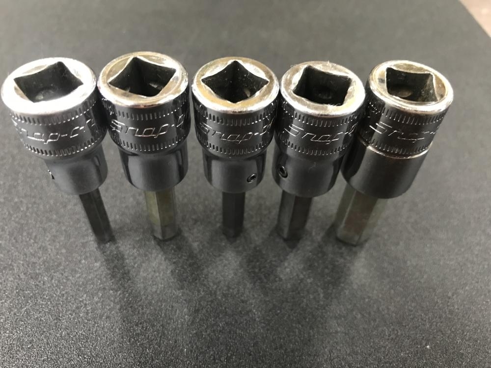 スナップオン　ヘックスソケット　5個セット　 FAM10E,FAM8E,FAM7E,FAM6E,FAM5E