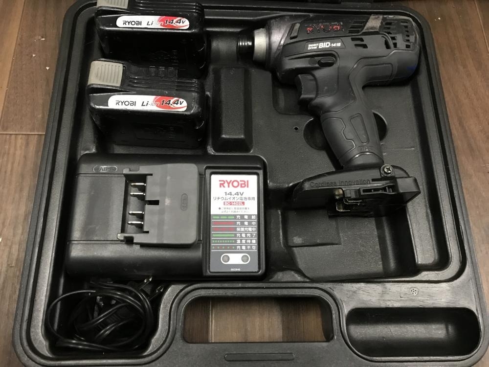 RYOBI　インパクトドライバー　BID-1415 RYOBI 充電式インパクトドライバー BID-1415 京セラ BID-1415 14.4V