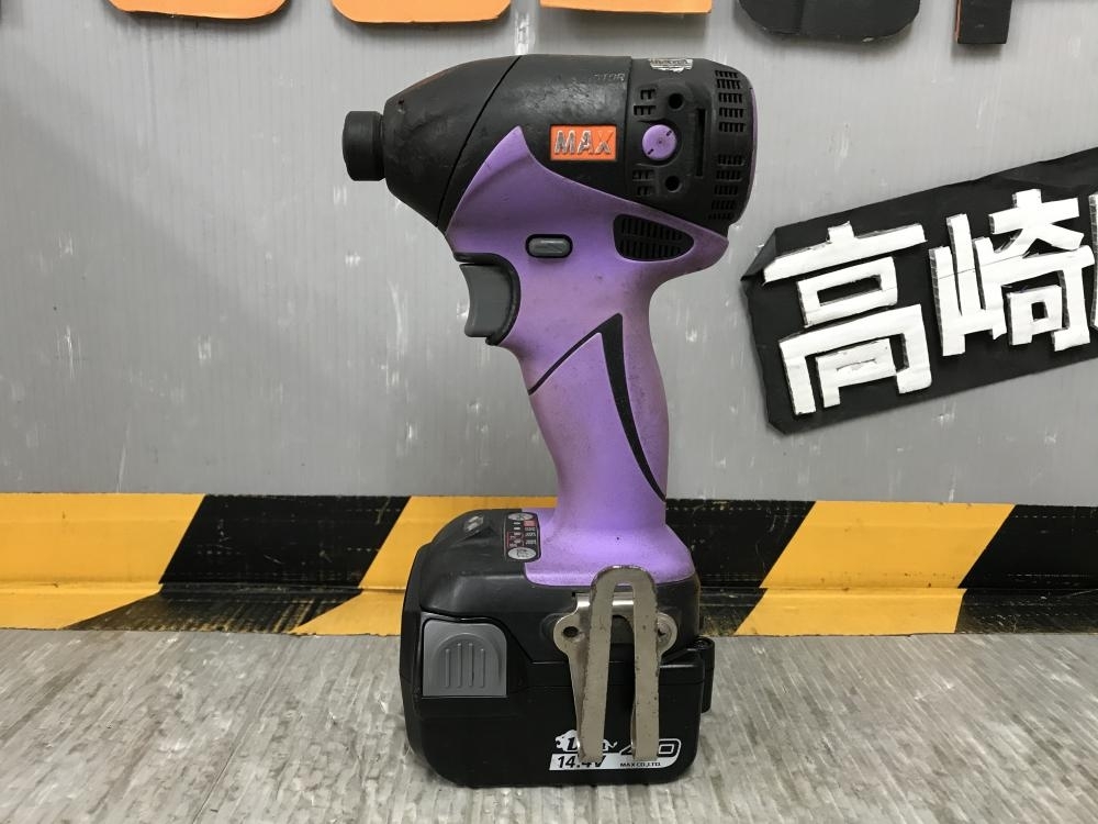 MAX インパクトドライバ PJ-ID144　バッテリー1個　マックス