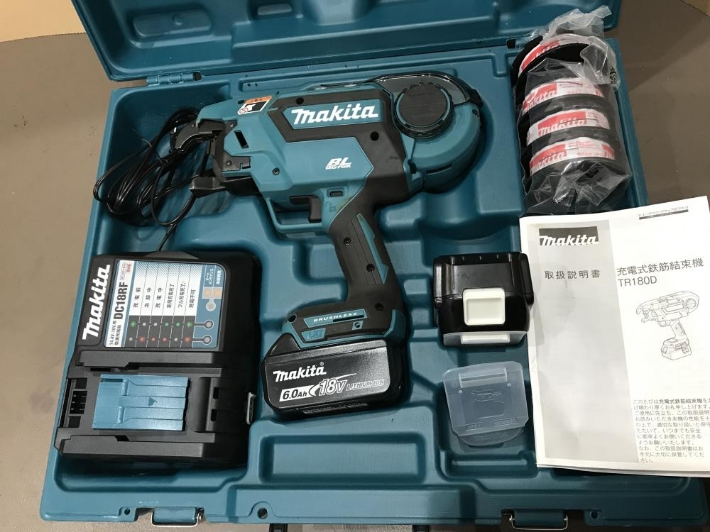 松戸店【makita マキタ 18V 6.0Ah 充電式 鉄筋結束機 TR180DRGX】を