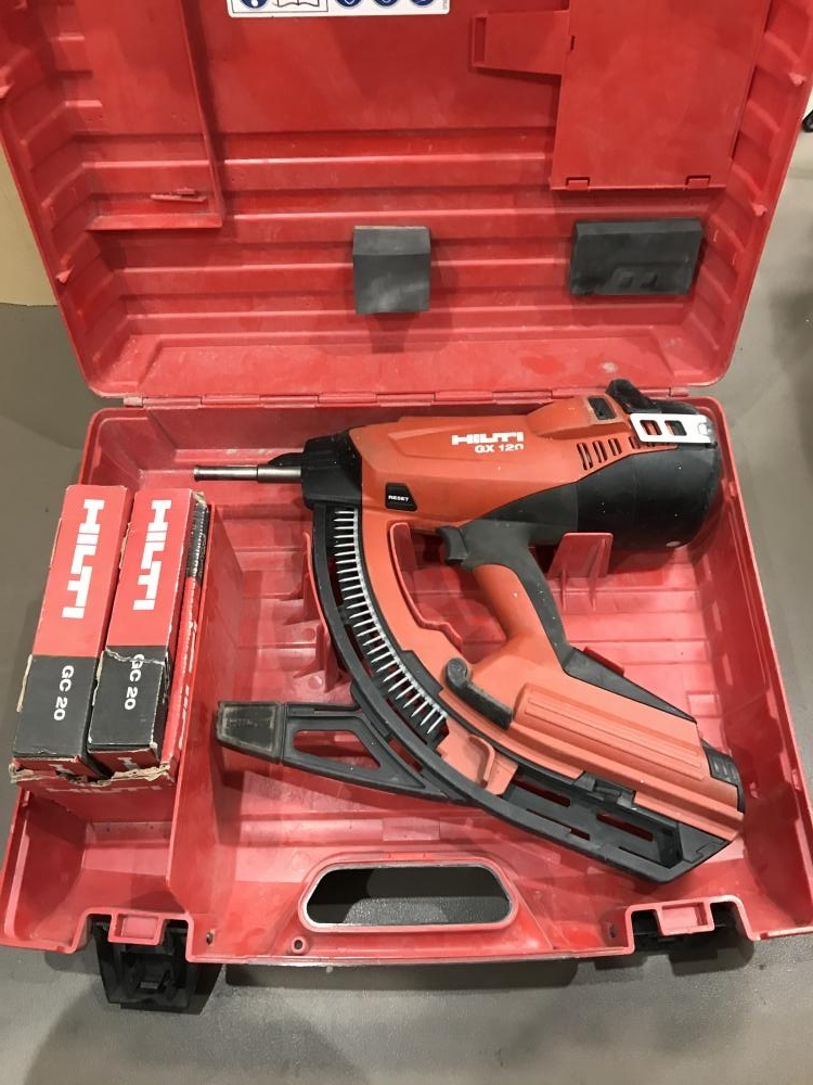 松戸店【HILTI ガス式鋲打ち機 GX120】を千葉県柏市のお客様よりお