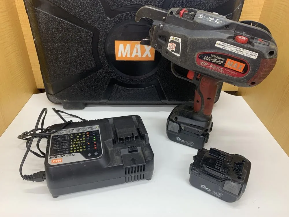 大切な 中古品 MAX マックス 14.4V 4.0Ah リバータイア 鉄筋結束機 RB