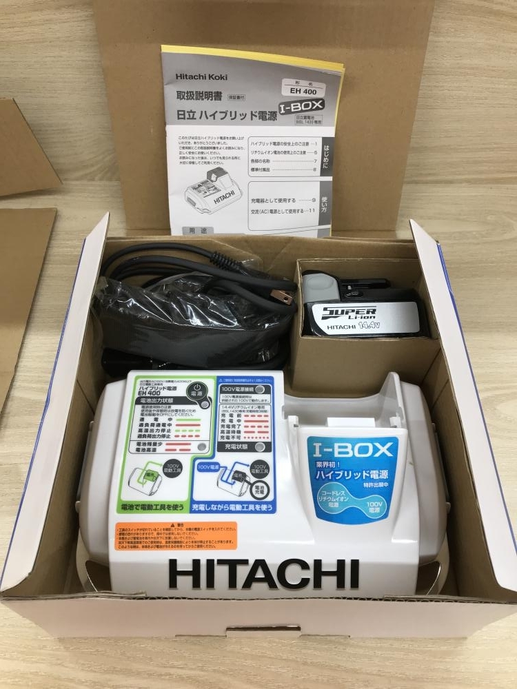 おそらく未使用品 HiKOKI ハイブリッド電源 I-BOX EH400 いやらしく