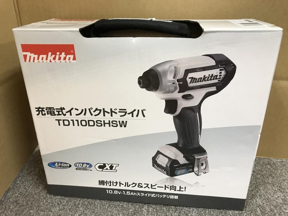 川崎店【マキタ インパクトドライバ TD110DSHSW】川崎市宮前区のお客様