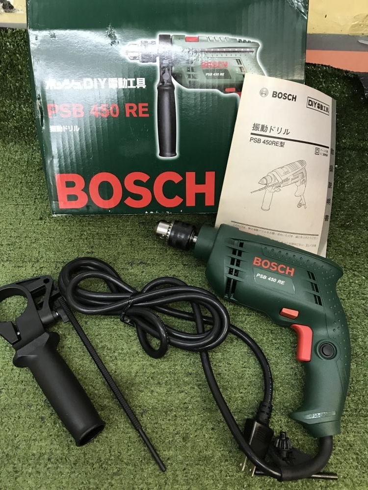 パワードリル BOSCH(ボッシュ) 振動ドリル PSB600RE/S - 道具、工具