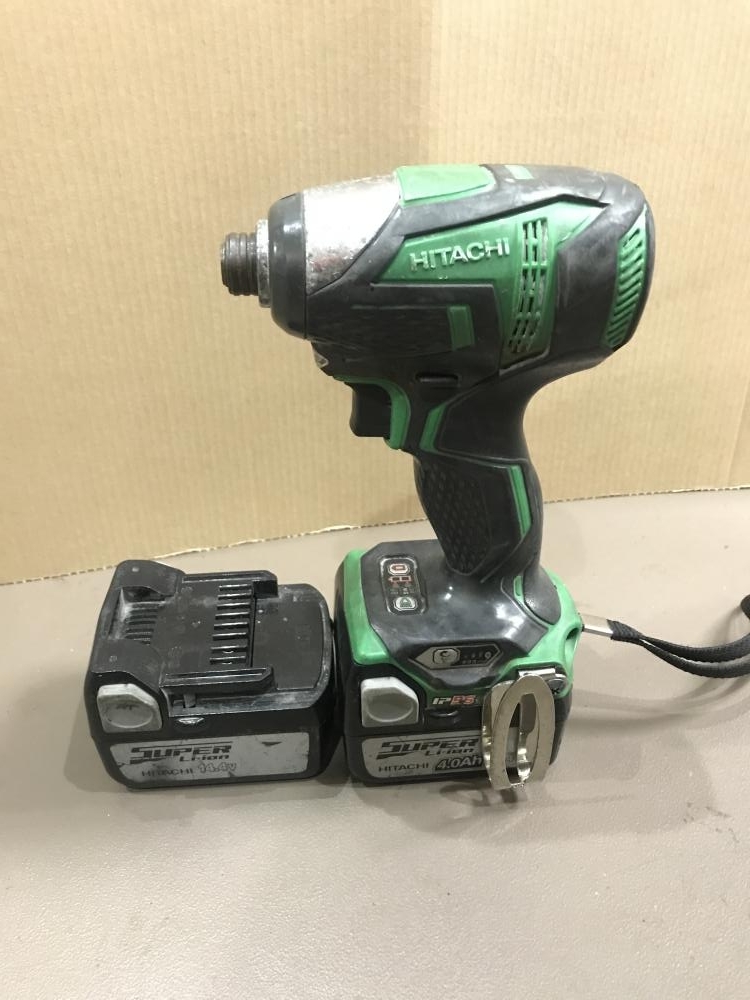日立 インパクトドライバ WH14DD2　※バッテリー2個付属品