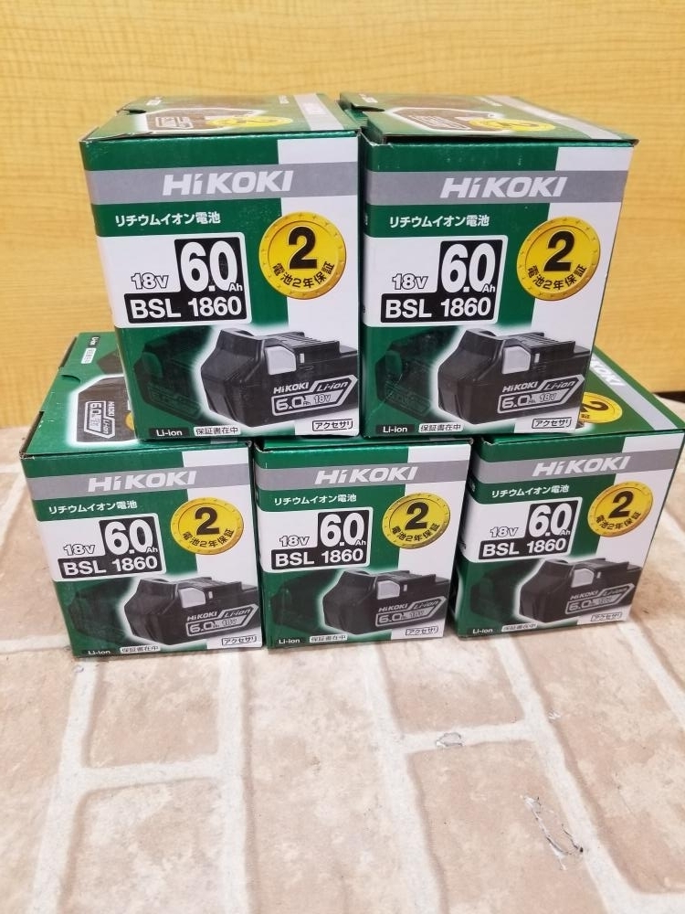 HiKOKI バッテリー BSL1860