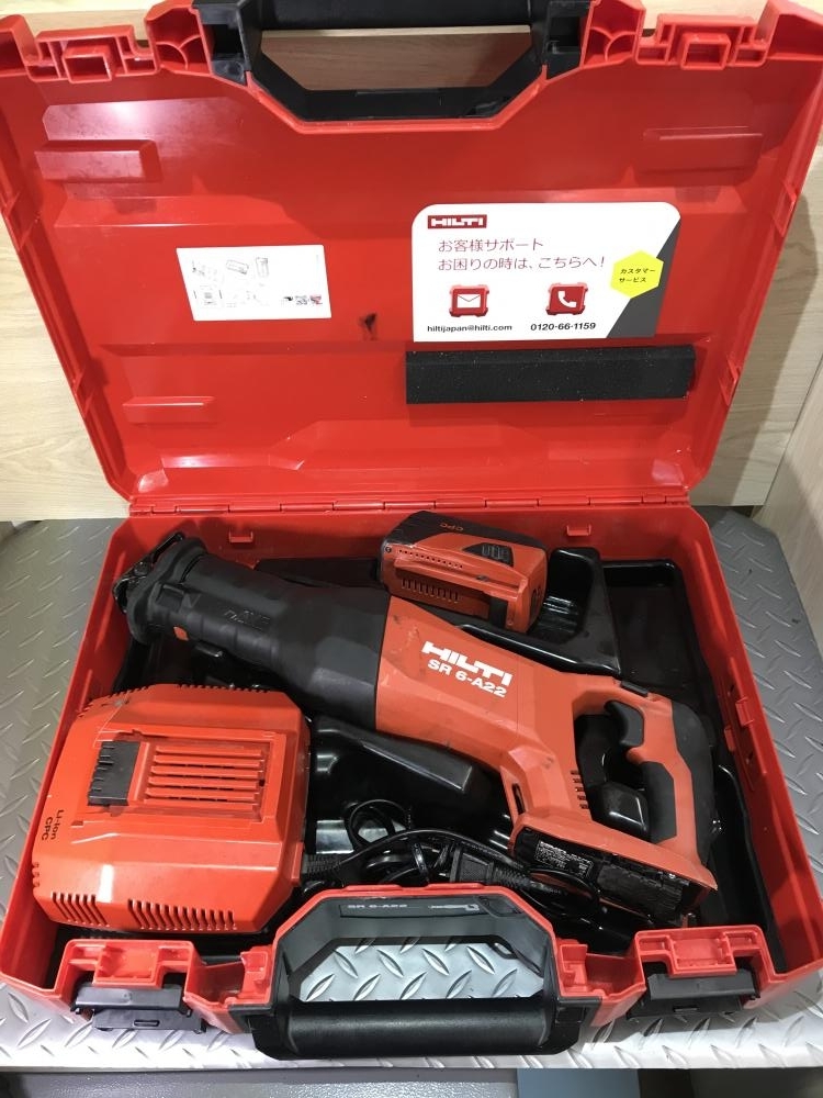 HILTI 充電式レシプロソー SR6-A22