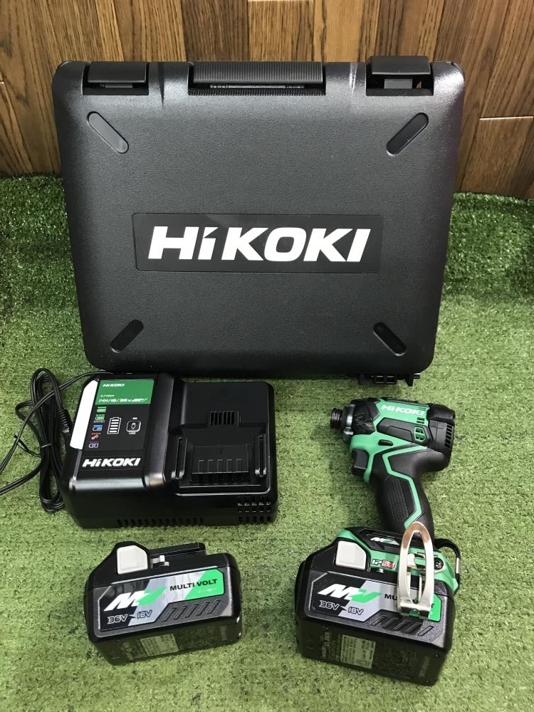 ハイコーキ HiKOKI コードレスインパクトドライバ WH36DC(2XP)