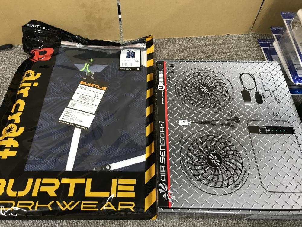 BURTLE KURODARUMA 空調服セット AC1024 KS-10
