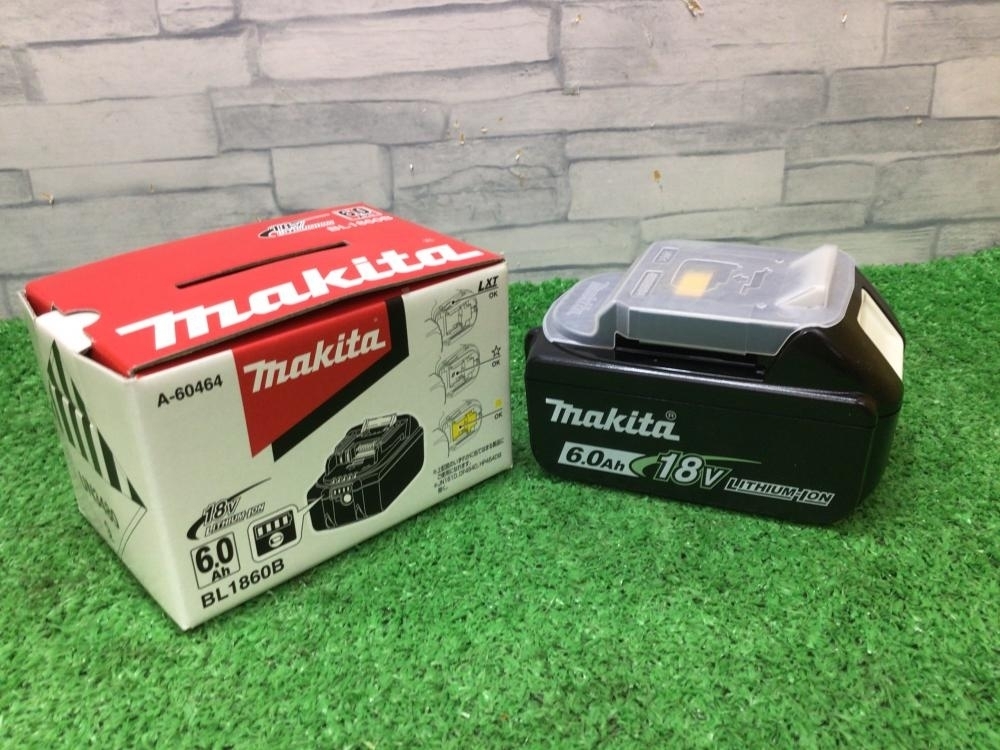 マキタ makita バッテリー　BL1860B/18V・6.0Ah　純正品