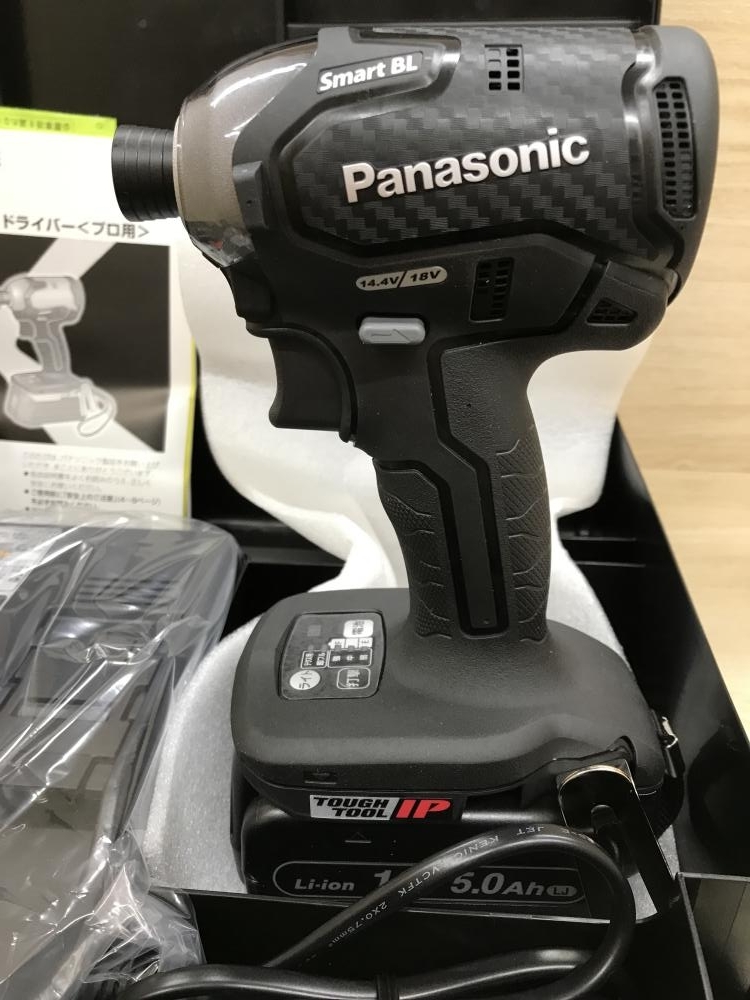 Panasonic　充電式インパクトドライバー EZ76A1LJ2G-B　黒　未使用