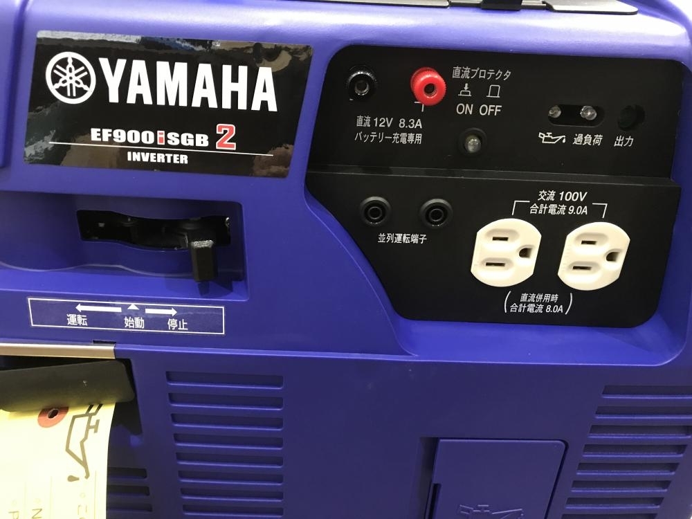 茨木店【YAMAHA インバータ発電機 EF900ISGB2】大阪府吹田市のお客様