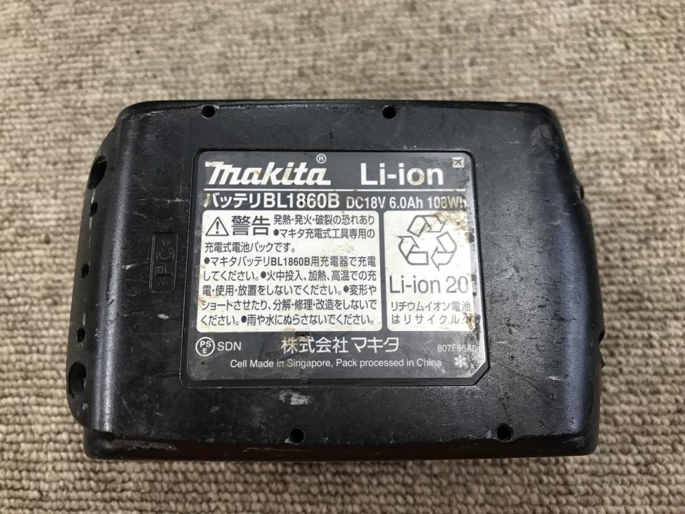 マキタ バッテリー 18V,6.0Ah BL1860B をお買取り！【千葉市】ツール
