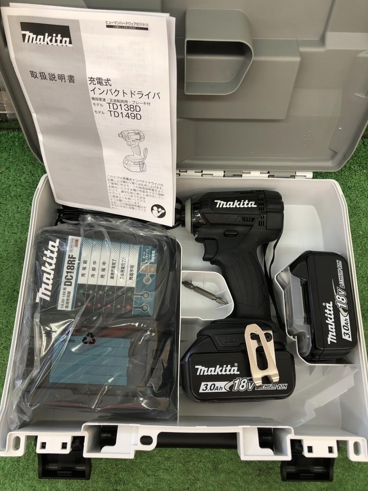 買取実績】マキタ makita 充電式インパクトドライバ TD149DRFXB大阪府