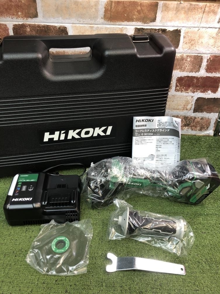 買取実績】HiKOKI 125mmコードレスディスクグラインダ G3613DA(XP