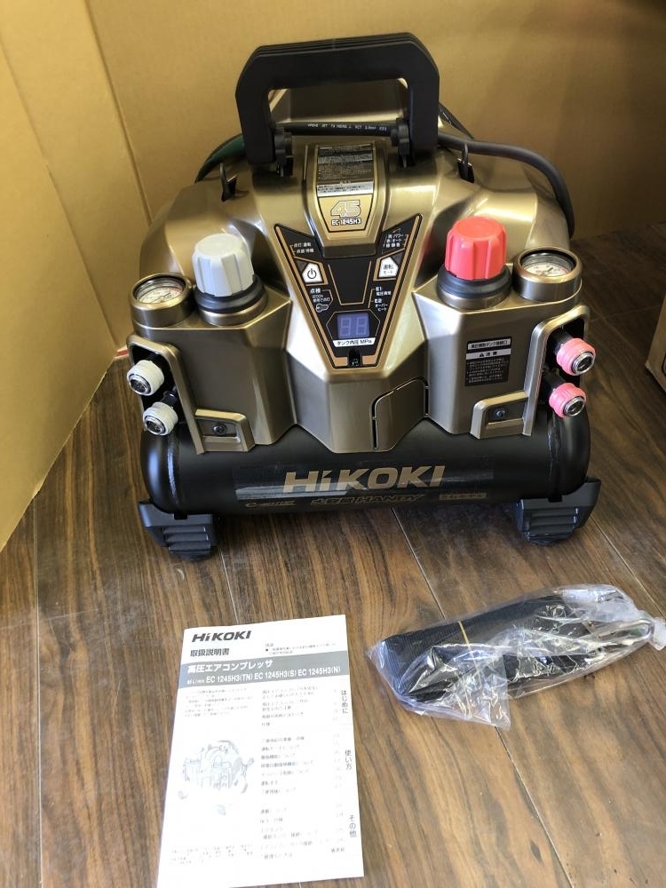 買取実績】HiKOKI エアコンプレッサー EC1245H3(TN)(BG)[埼玉県草加市