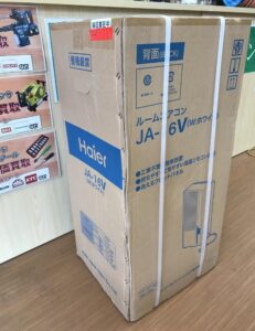 買取実績】Haier 窓用ルームエアコン JA-16V[大阪府大阪市]堺店