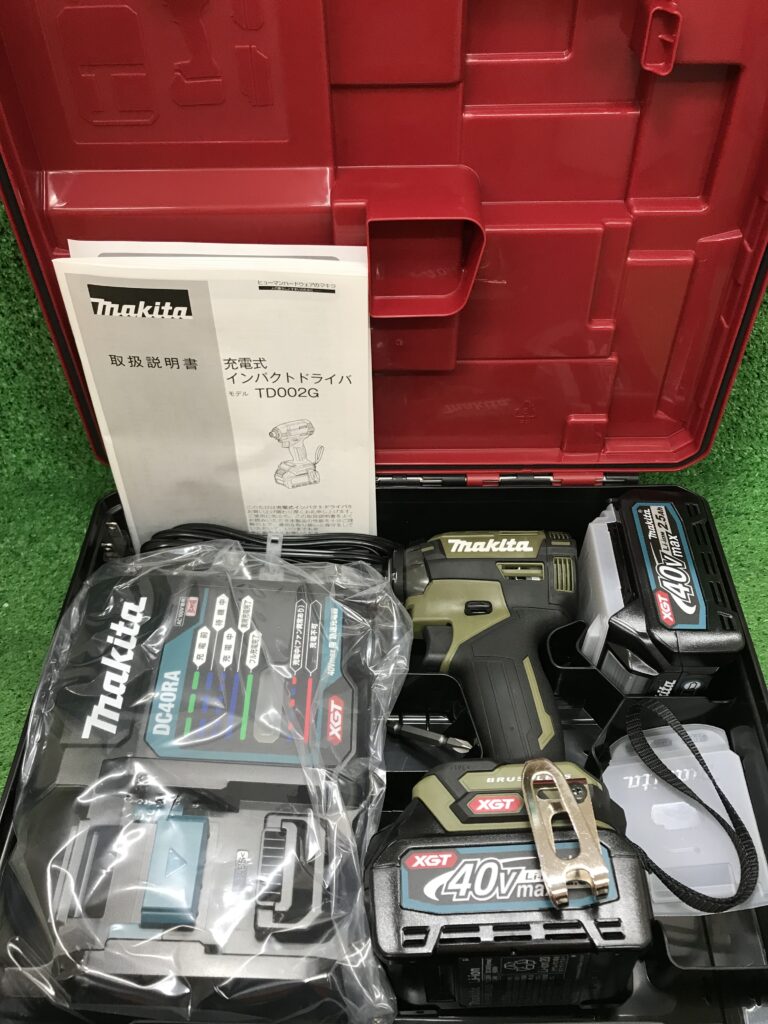 買取実績】マキタ 40Vmax充電式インパクトドライバ TD002GRDXO [神奈川