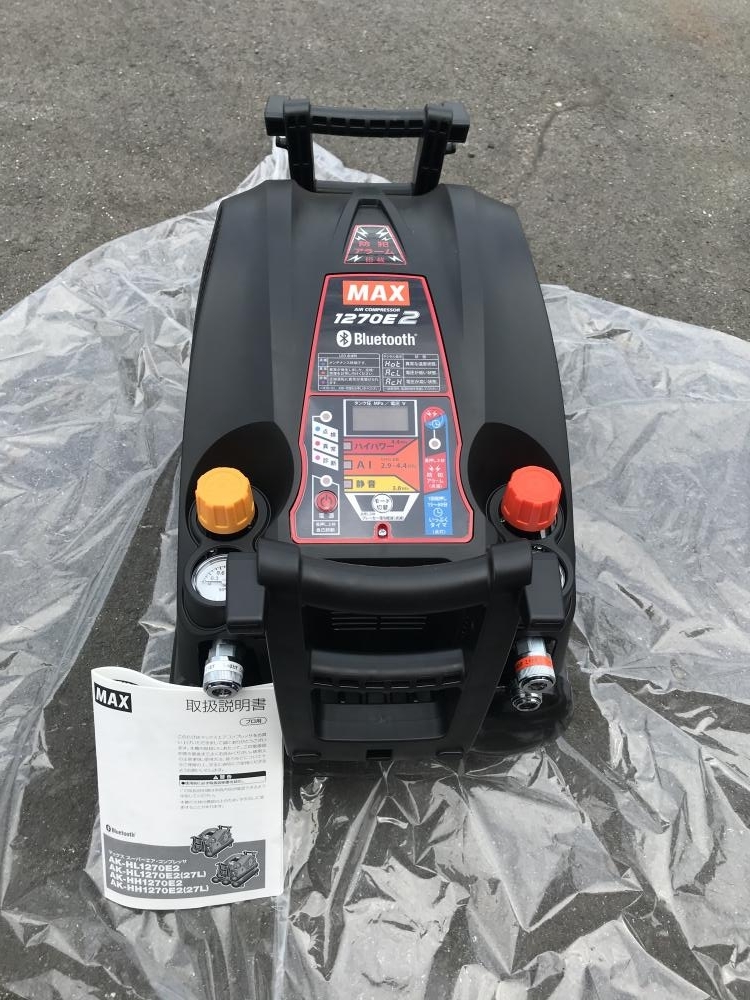 専用ページ MAX エアーコンプレッサーAK-HL1270E2ブラック工具