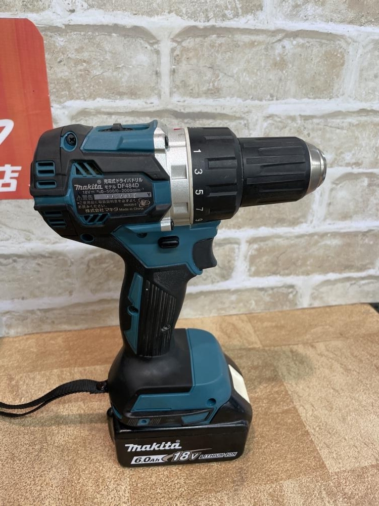 買取実績】マキタ makita 充電式ドライバドリル 動作OK DF484DRGX 本体