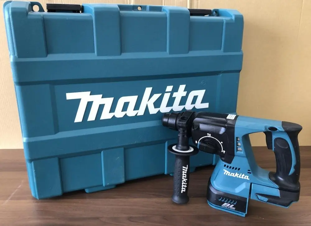 日本限定 マキタ makita 18V 24mm 充電式ハンマドリル HR244DZK 青 本体+ケース discoversvg.com