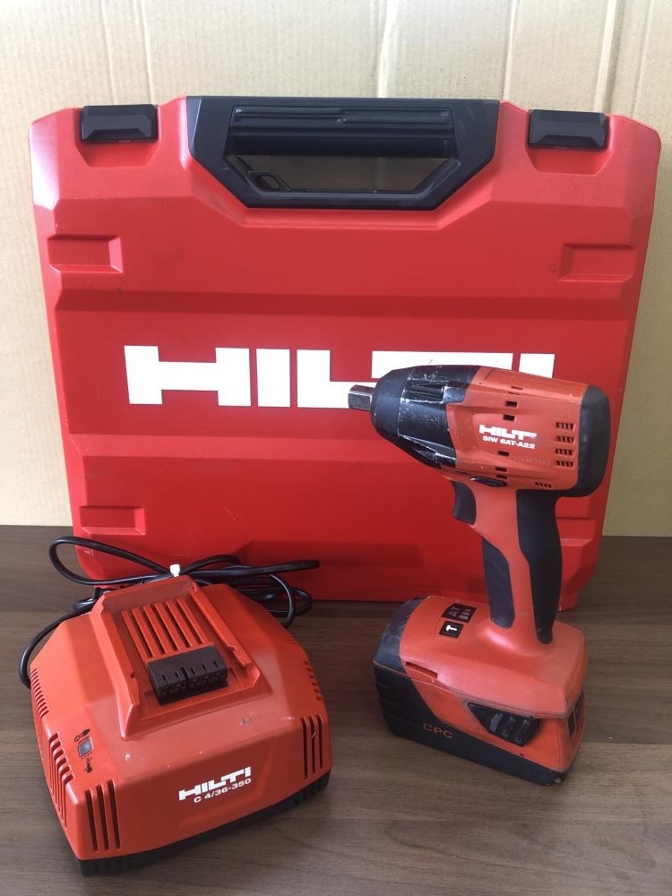 買取実績】HILTI ヒルティ 充電式インパクトレンチ SIW6AT-A22
