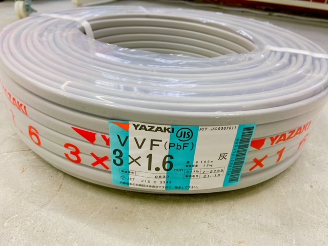 VVFケーブル 3×2.0mm 小さ 100m SFCC