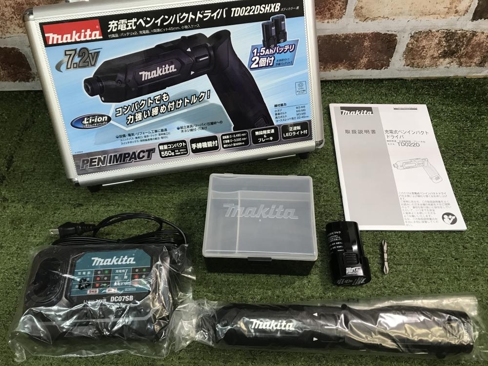 買取実績】 マキタ 充電式ペンインパクトドライバ TD022DSHXB 新品