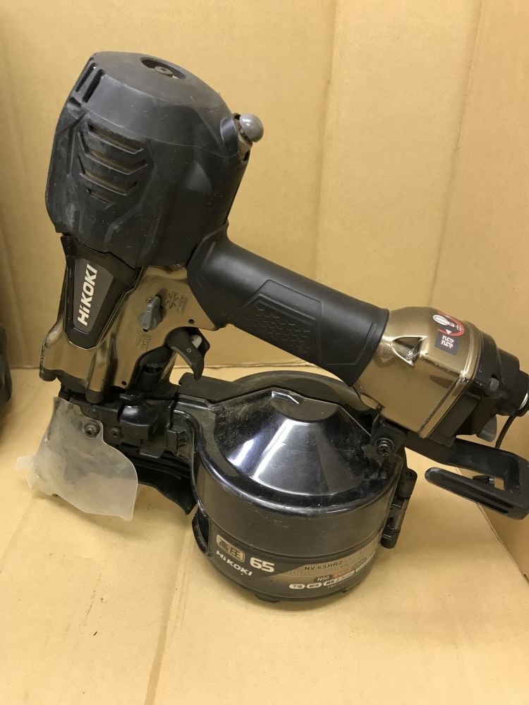 買取実績】 HiKOKI ハイコーキ 65mm高圧ロール釘打機 パワー切替機構付