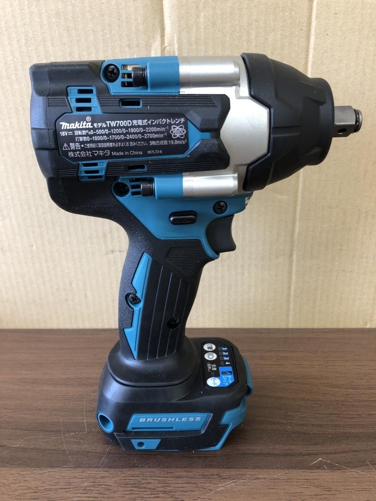 新品未使用 makita/マキタ 充電式インパクトレンチ 18V TW700DZ