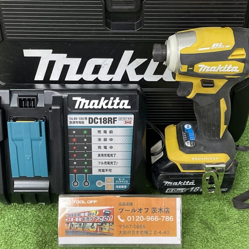 買取実績】makita 充電式インパクトドライバ TD172D ※充電器