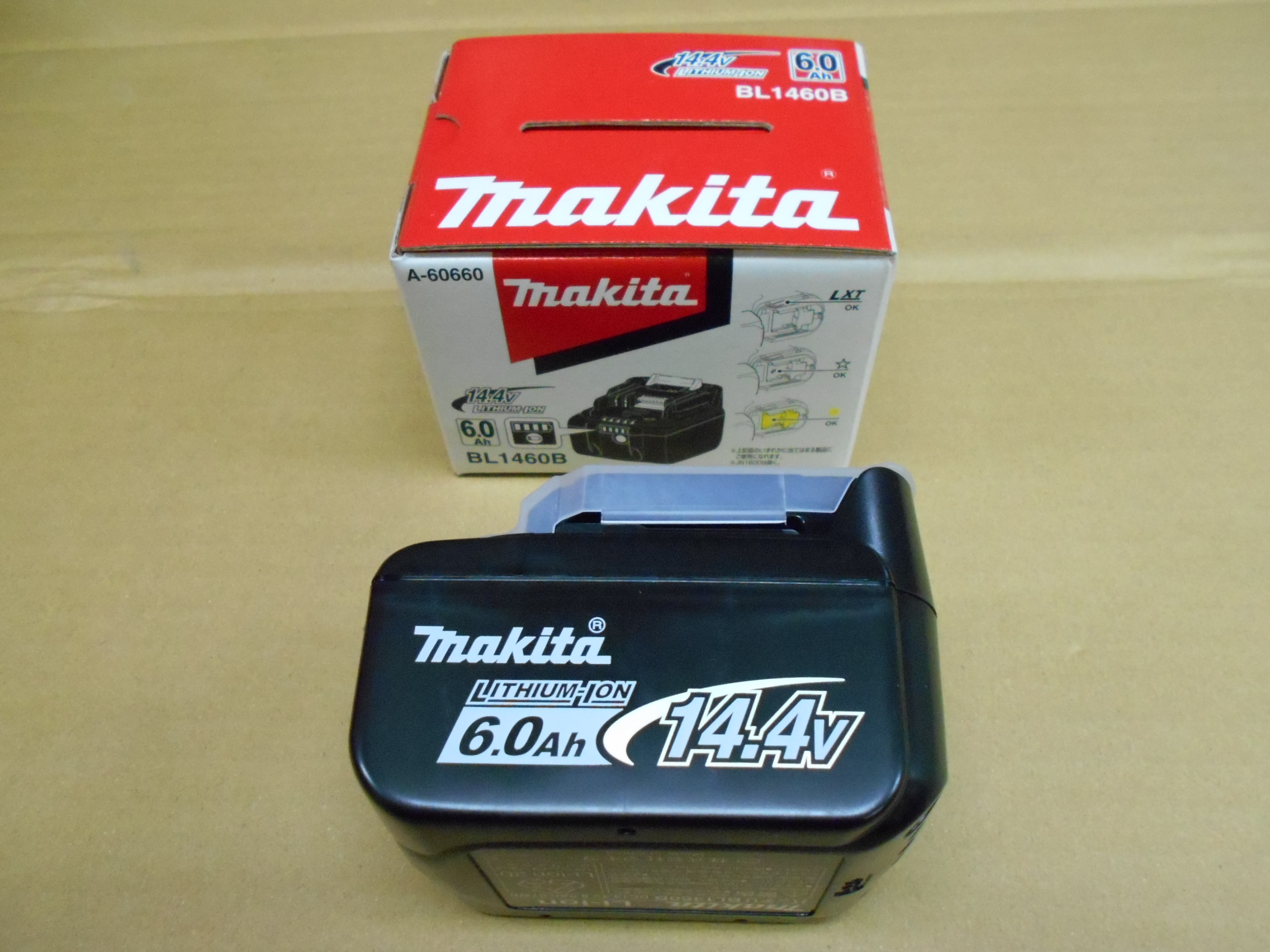 マキタ 純正 似つかわしく バッテリー BL1460B 14.4v 新品