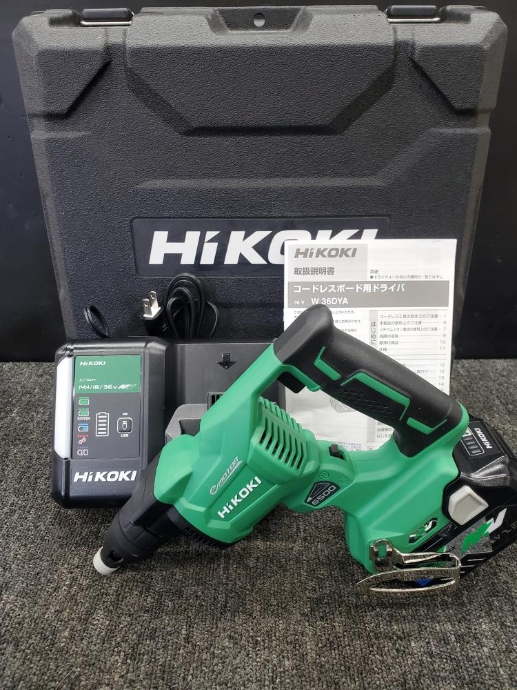 買取実績】HiKOKI ハイコーキ コードレスボード用ドライバ 36V W36DYA