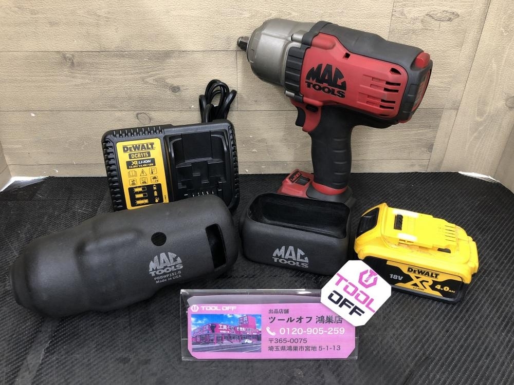 買取実績】MACTOOLS マックツールズ 充電式インパクトレンチ BWP151［埼玉県熊谷市］鴻巣店