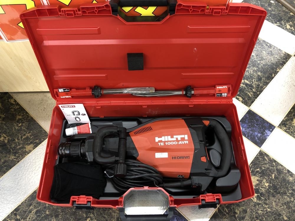 買取実績】HILTI 電動ハツリ機 コンクリートブレーカー TE1000-AVR［千葉県茂原市］千葉市原店