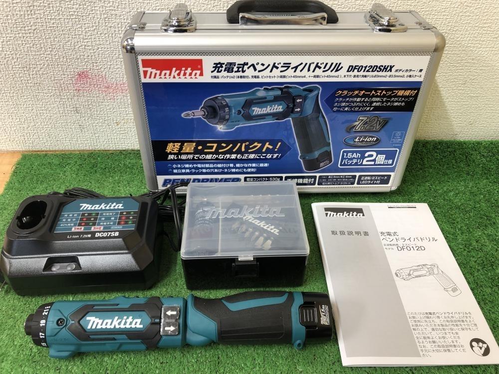 買取実績】 マキタ 充電式ペンドライバドリル DF012DSHX 新品 【大阪府